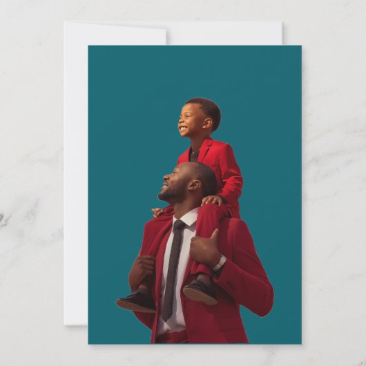 祝パパスタイル 招待状 (裏面)