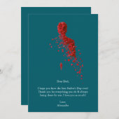 祝パパスタイル 招待状 (正面/裏面)