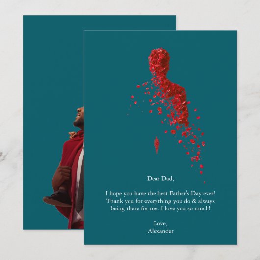 祝パパスタイル 招待状 (正面/裏面)