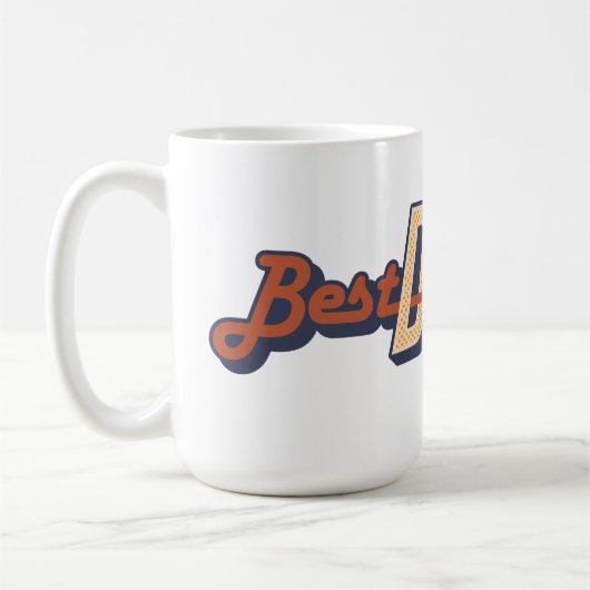 祝パパユニーク父の日の賜物 コーヒーマグカップ (左)