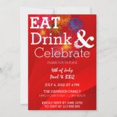 祝パーティの招待状 招待状 (正面)