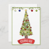 祝フェスティバル ポストカード (正面/裏面)