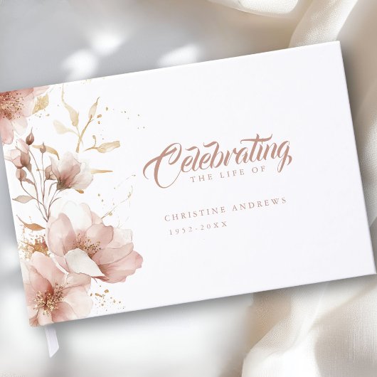 祝フローラ葬儀エレガント ゲストブック