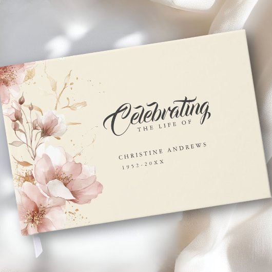 祝フローラ葬儀エレガント ゲストブック