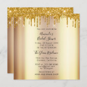 祝ブライダルシャワー&スウィート16thとのスタイルで 招待状 (正面/裏面)