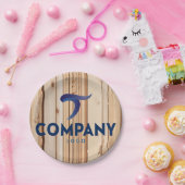祝ブ企業のランドのカスタム会社ロゴ ペーパープレート (パーティー)