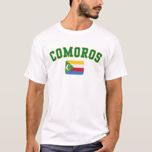 祝プライドコモロ国旗Tシャツの文化 Tシャツ
