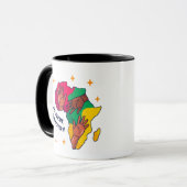 祝プライドブラック履歴月マグカップ マグカップ (正面左)