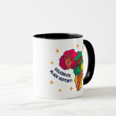 祝プライドブラック履歴月マグカップ マグカップ (正面右)