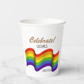 祝プライド紙カップ 紙コップ (裏面)