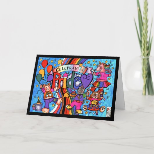 祝プライド カード (正面)