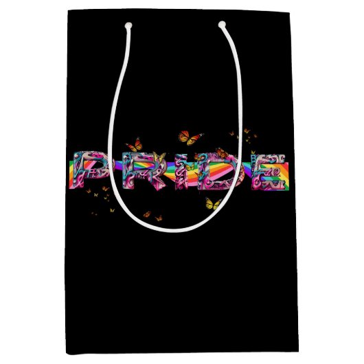 祝プライド ミディアムペーパーバッグ (正面)