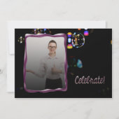 祝プロモーション又はイベント 招待状 (正面)