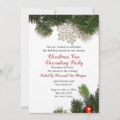 祝ホリデーシーズンクリスマスパーティー 招待状 (正面)