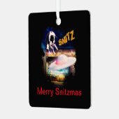 祝ボブソーサー修理の休日 メタルオーナメント (正面左)