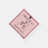 祝モダンカスタマイズのナプキン スタンダードカクテルナプキン (角)