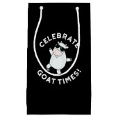 祝ヤギ前向きタイムズアニマルプンダークBG スモールペーパーバッグ (正面)