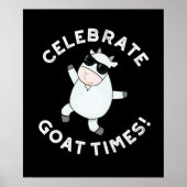 祝ヤギ前向きタイムズアニマルプンダークBG ポスター (正面)