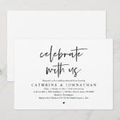 祝リハー結婚サルディナー 招待状 (正面/裏面)