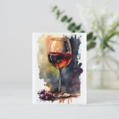 祝ワイン！ ポストカード (スタンド正面)