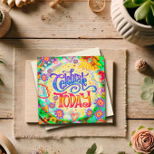 祝今日のおもしろい誕生日陽気なインスピレーション