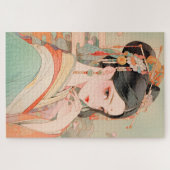 祝伝統的中国の女 ジグソーパズル (横)