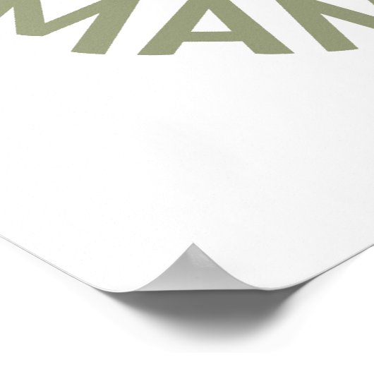 祝伝統的値 ポスター (角)