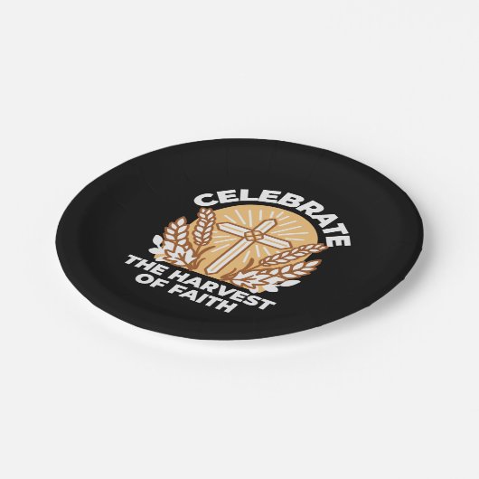 祝信仰 – アー感動的ト ペーパープレート (アングル)