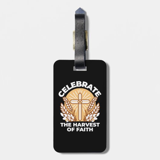 祝信仰 – アー感動的ト ラゲッジタグ (裏面縦)