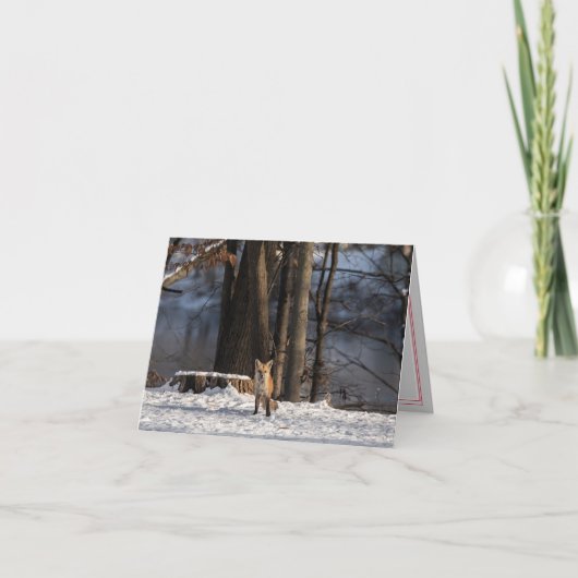 祝冬の折りたたみホリデーカード シーズンカード (正面)