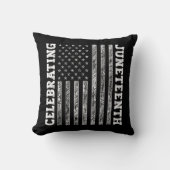 祝十二月ヴィンテージ米国国クール旗 クッション (正面)