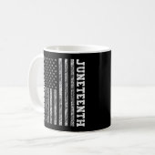 祝十二月ヴィンテージ米国国クール旗 コーヒーマグカップ (正面左)