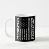 祝十二月ヴィンテージ米国国クール旗 コーヒーマグカップ (左)