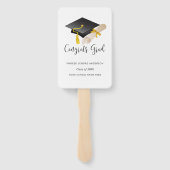 祝卒業カスタム文字 ハンドファン (裏面)