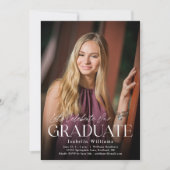 祝卒業会 招待状 (正面)