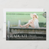 祝卒業会 招待状 (正面)