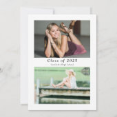 祝卒業会 招待状 (裏面)