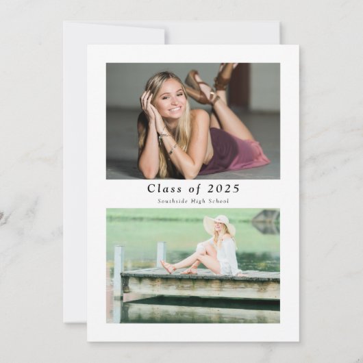 祝卒業会 招待状 (裏面)