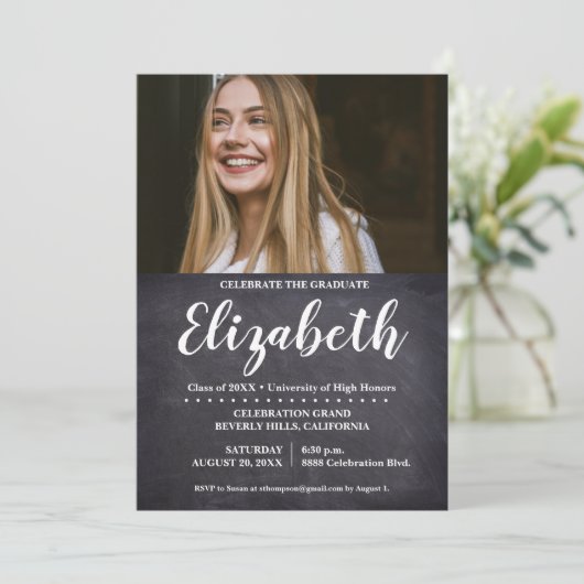 祝卒業 招待状 (スタンド正面)