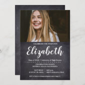 祝卒業 招待状 (正面/裏面)