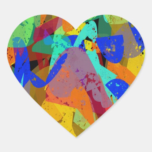 祝同性愛者愛プライド ハートシール (正面)