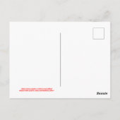 祝国際的 – 女性の日 ポストカード (裏面)