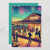 祝大事な行事カスタムパーティー 招待状 (正面/裏面)