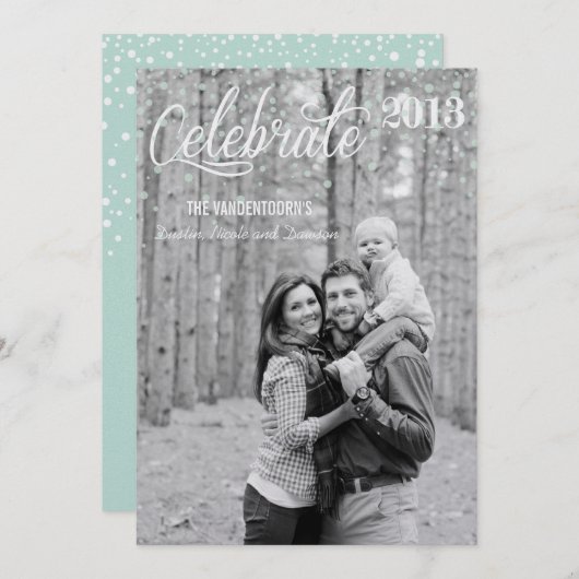 祝季節 招待状 (正面/裏面)