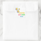 祝小利が引用文やる気を起こさせる スクエアシール (バッグ)