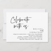 祝式レセプシモダンョン 招待状 (正面)