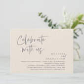 祝式レセプシモダンョン 招待状 (スタンド正面)