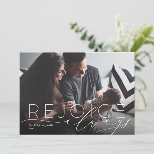 祝意は常に宗教的な出生の発表 シーズンカード (スタンド正面)