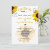 祝愛ひまフェイクわ葉いガラス 招待状 (スタンド正面)