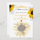 祝愛ひまフェイクわ葉いガラス 招待状 (正面/裏面)